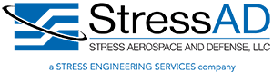 StressAD-LLC-SES-blue 300px Stress Aerospace and Defense logo