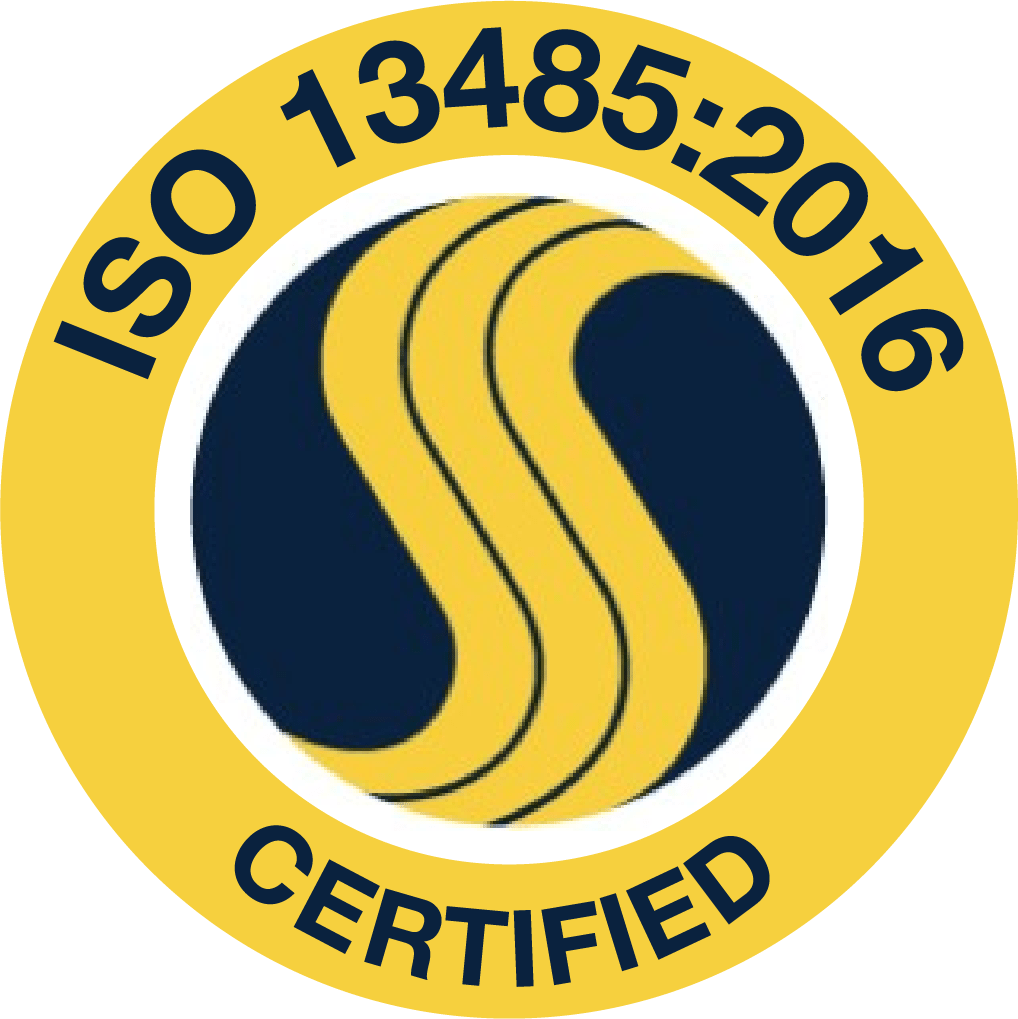 ISO 13485:2016 Certified