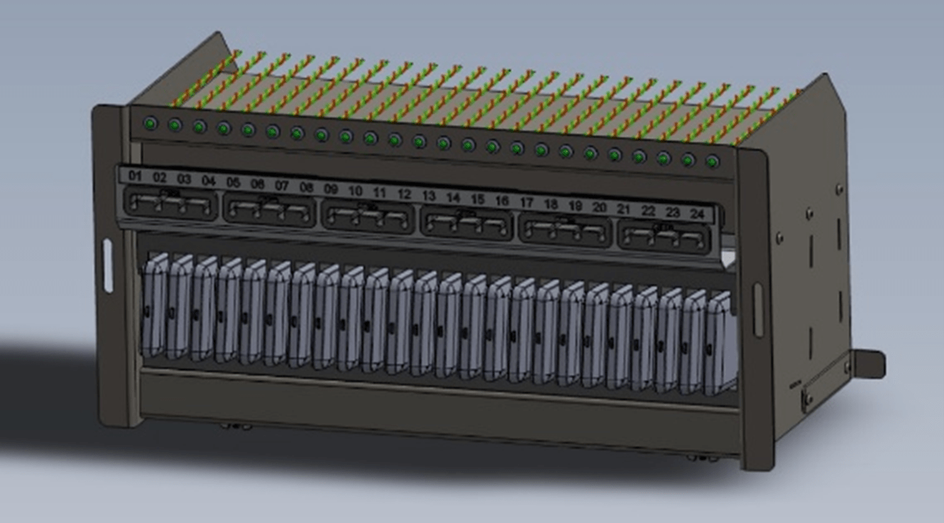 Battery Charging Station Fig 2 Battery Charging Station 24-Device Modular Rack