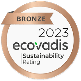 ecovadis 2023 bronze rating seal