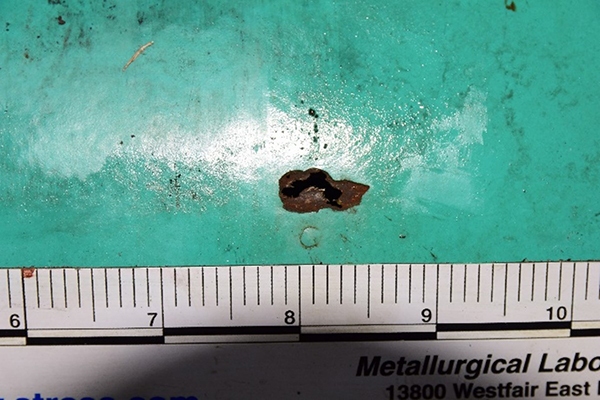 Example of Pipeline Corrosion due to MIC